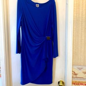 Anne Klein size 16 royal Blue Dress
